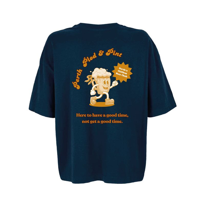 Plod & Pint - Ladies Boxy Oversized Organic T-Shirt