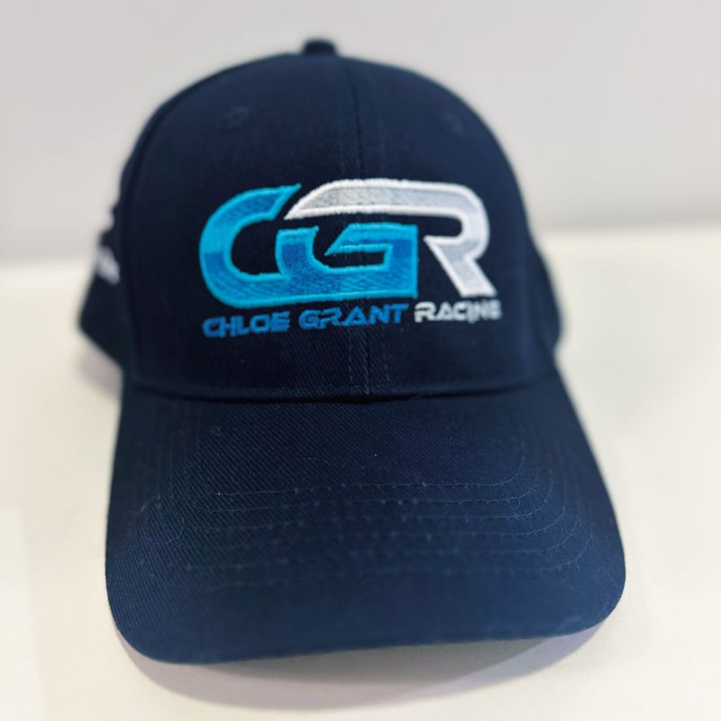 Chloe Grant Racing Embroidered Cap - Navy