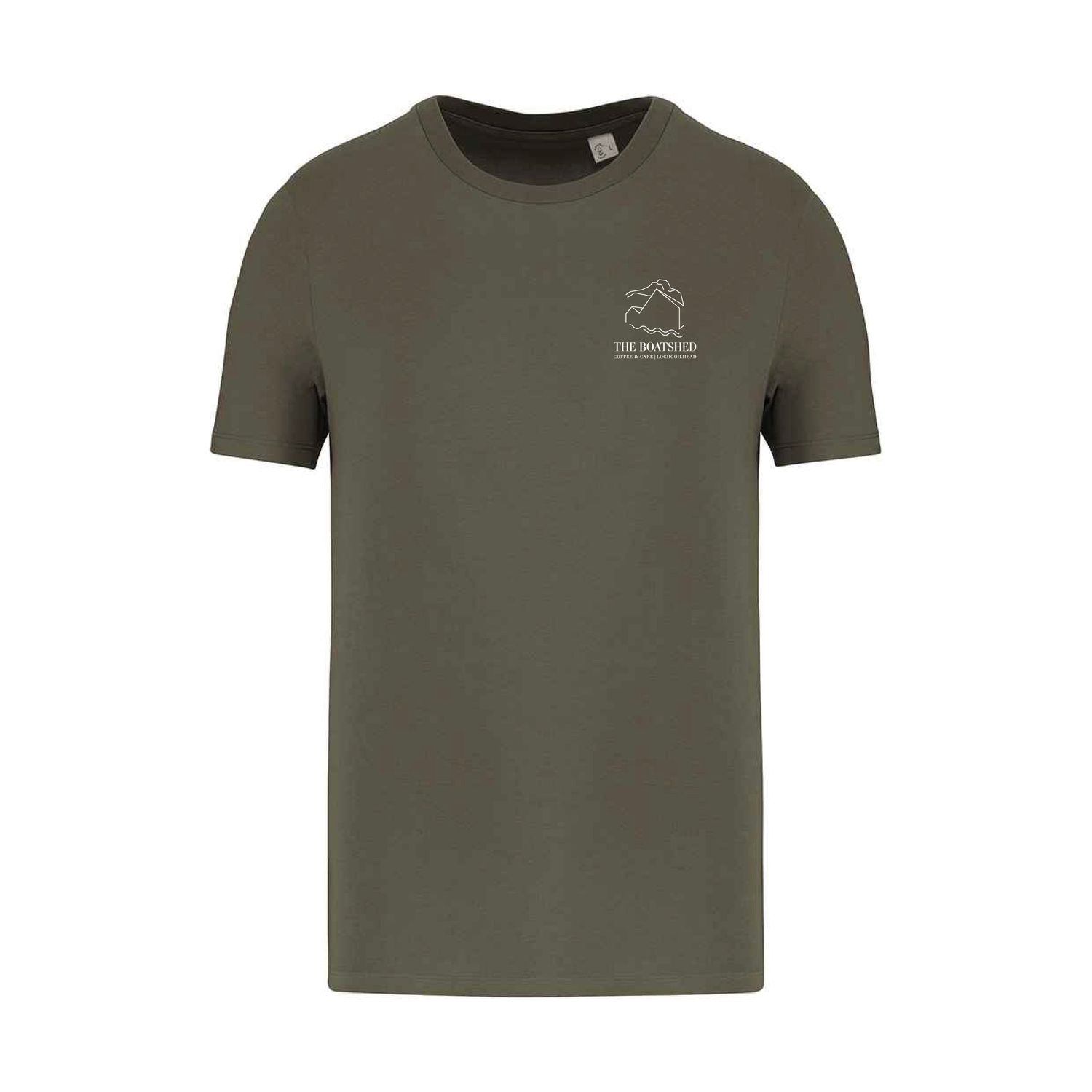The Boatshed Unisex Organic T-shirt - Organic Khaki The Boatshed Unisex Organic T-shirt - Organic Khaki