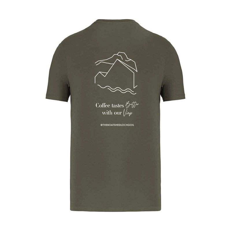 The Boatshed Unisex Organic T-shirt - Organic Khaki