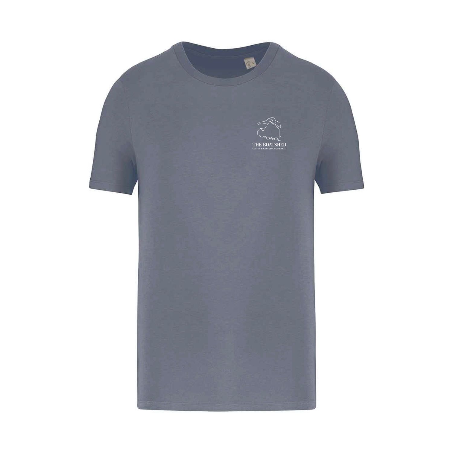 The Boatshed Unisex Organic T-shirt - Mineral Grey The Boatshed Unisex Organic T-shirt - Mineral Grey
