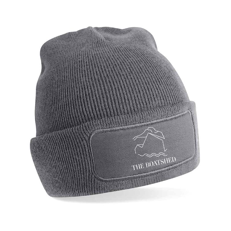 The Boatshed Double-layer knit Beanie - Graphite Grey The Boatshed Double-layer knit Beanie - Graphite Grey