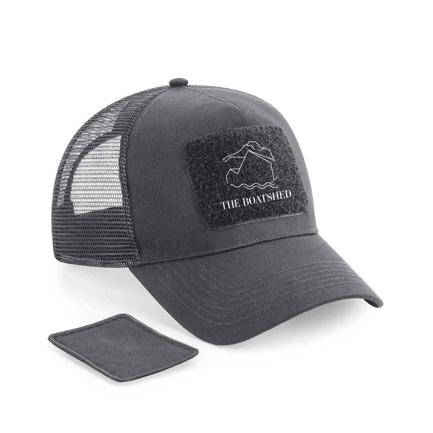 The Boatshed Trucker Cap - Graphite Grey The Boatshed Trucker Cap - Graphite Grey