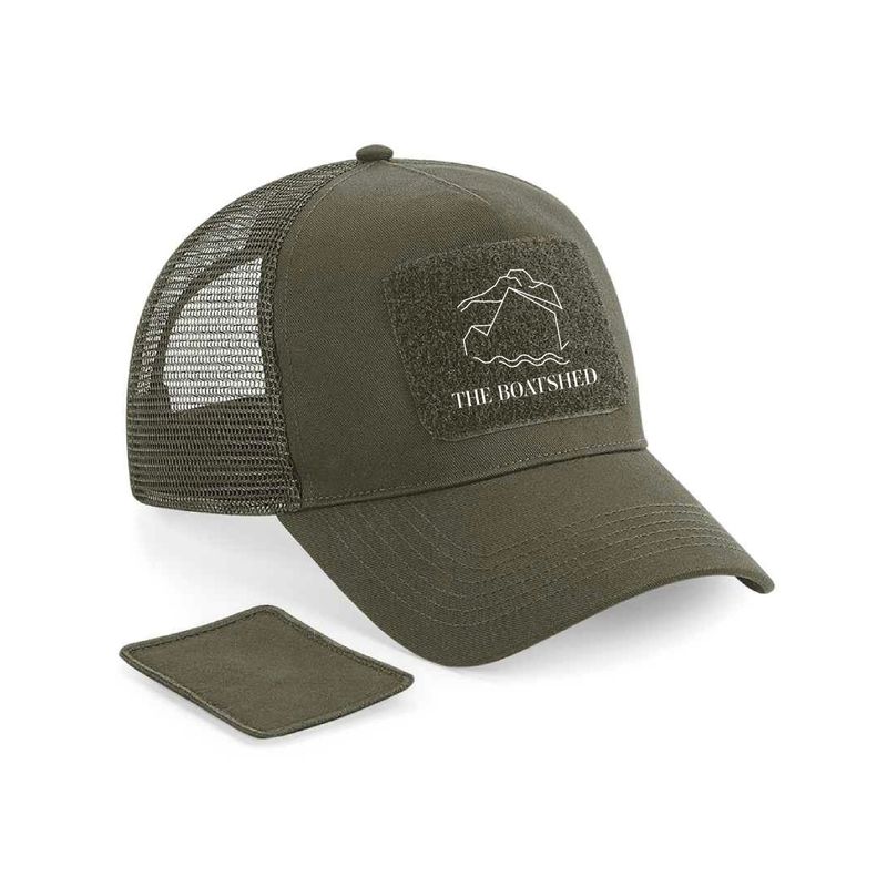The Boatshed Trucker Cap - Military Green The Boatshed Trucker Cap - Military Green