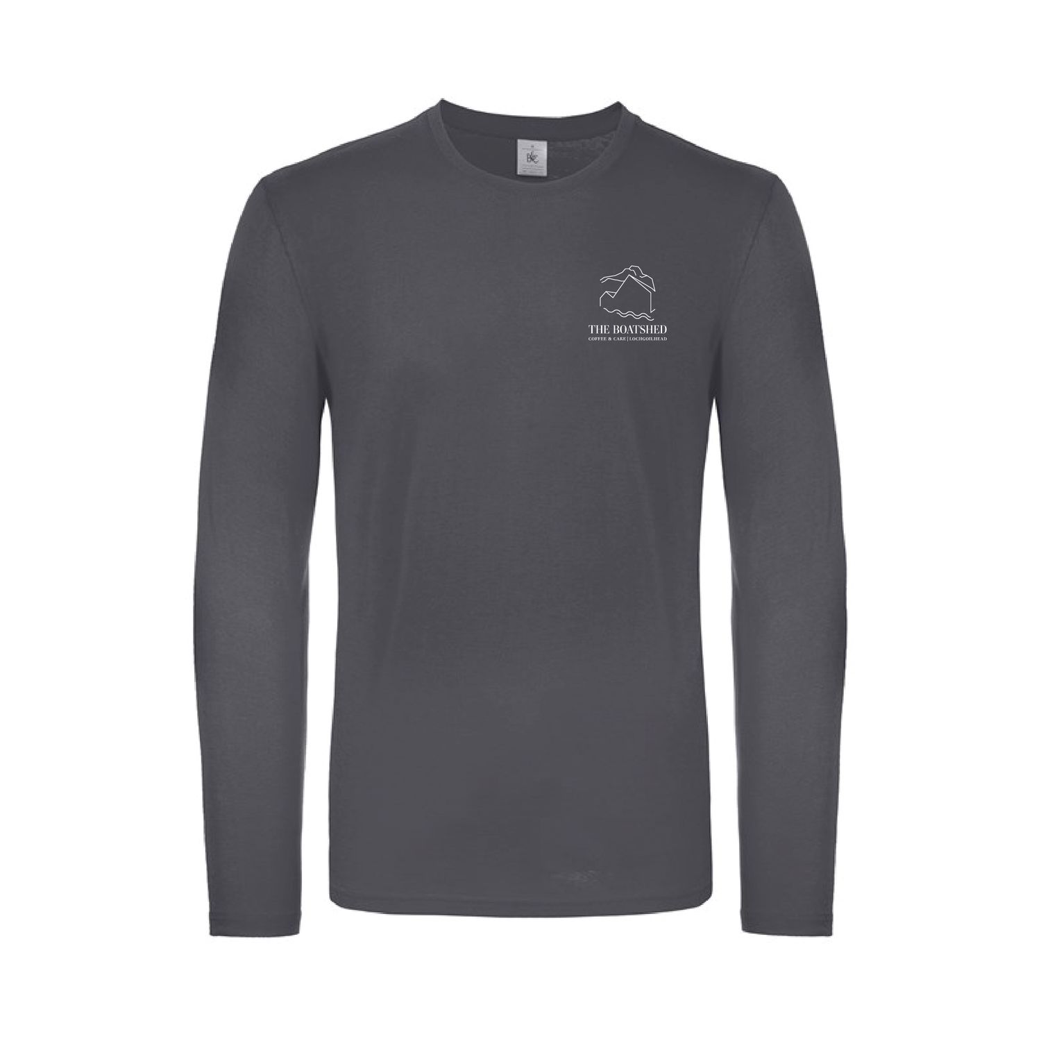 The Boatshed Long Sleeve T-shirt - Dark Grey The Boatshed Long Sleeve T-shirt - Dark Grey