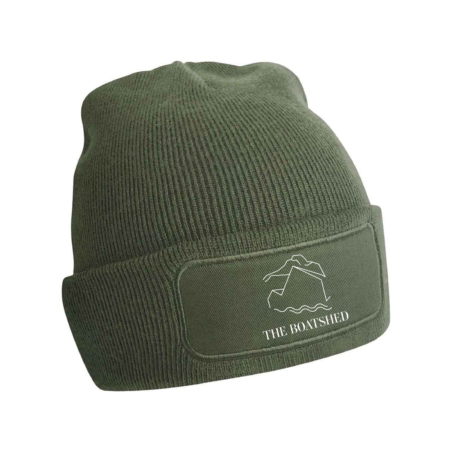 The Boatshed Double-layer knit Beanie - Olive Green