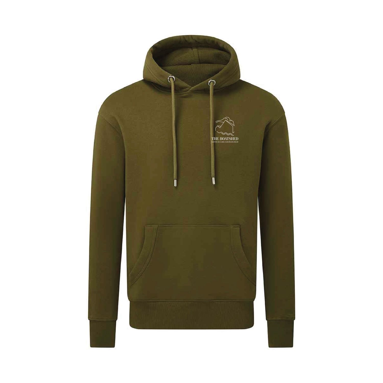 The Boatshed Organic Unisex Hoodie - Khaki The Boatshed Organic Unisex Hoodie - Khaki