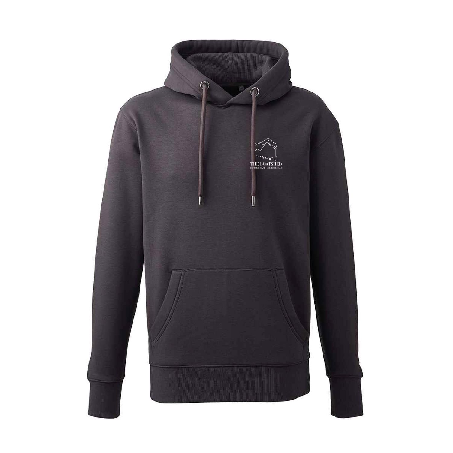 The Boatshed Organic Unisex Hoodie - Charcoal The Boatshed Organic Unisex Hoodie - Charcoal