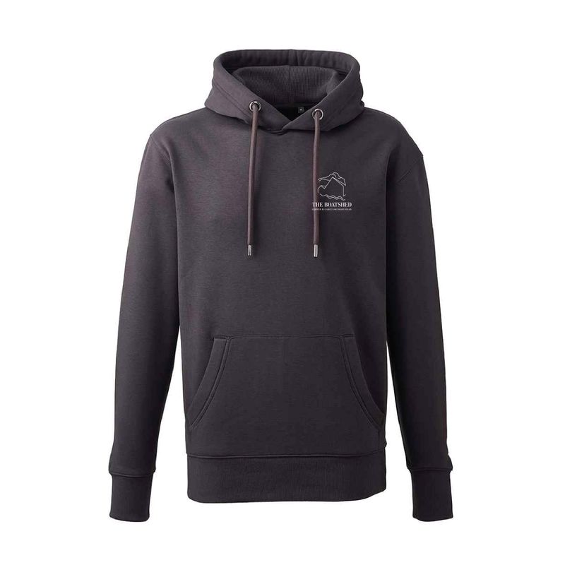 The Boatshed Organic Unisex Hoodie - Charcoal The Boatshed Organic Unisex Hoodie - Charcoal