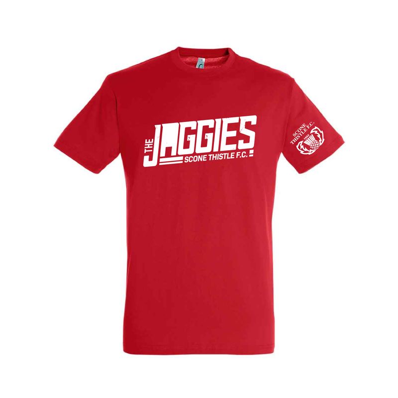 THE JAGGIES Scone Thistle F.C. Cotton T-shirt THE JAGGIES Scone Thistle F.C. Cotton T-shirt