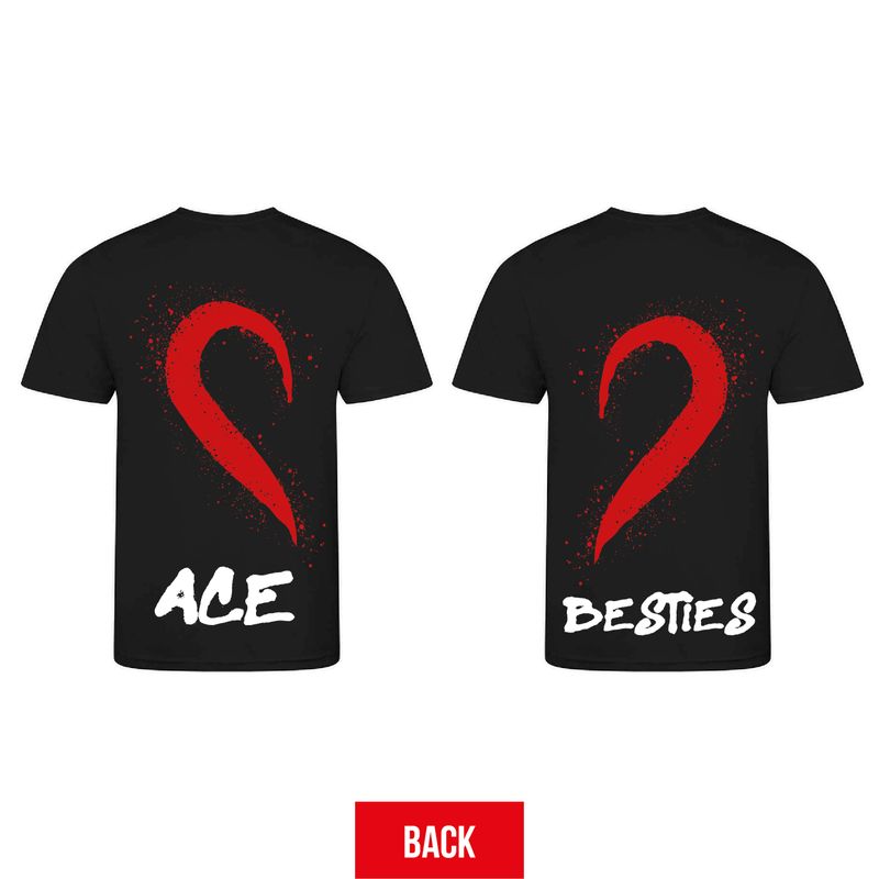 Ace Besties T-shirts Twin Pack