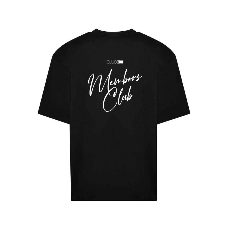 Club 300 Members Club Script Oversized T-shirt