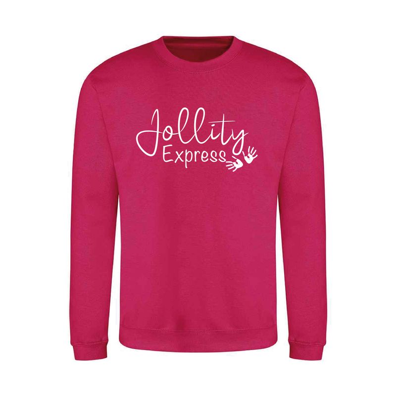 Jollity Express Hot Pink Sweatshirt