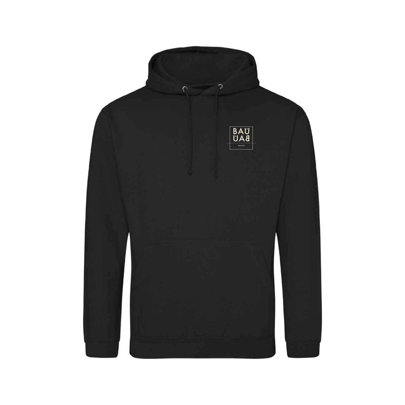 BauBau Unisex College Hoodie - Black