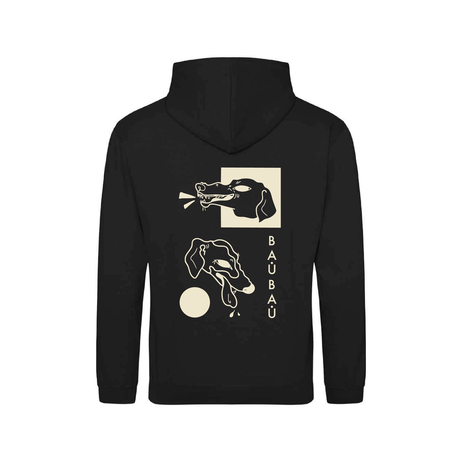 BauBau Unisex College Hoodie - Black