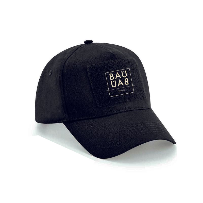 BauBau Cap With Removable Patch - Black BauBau Cap With Removable Patch - Black