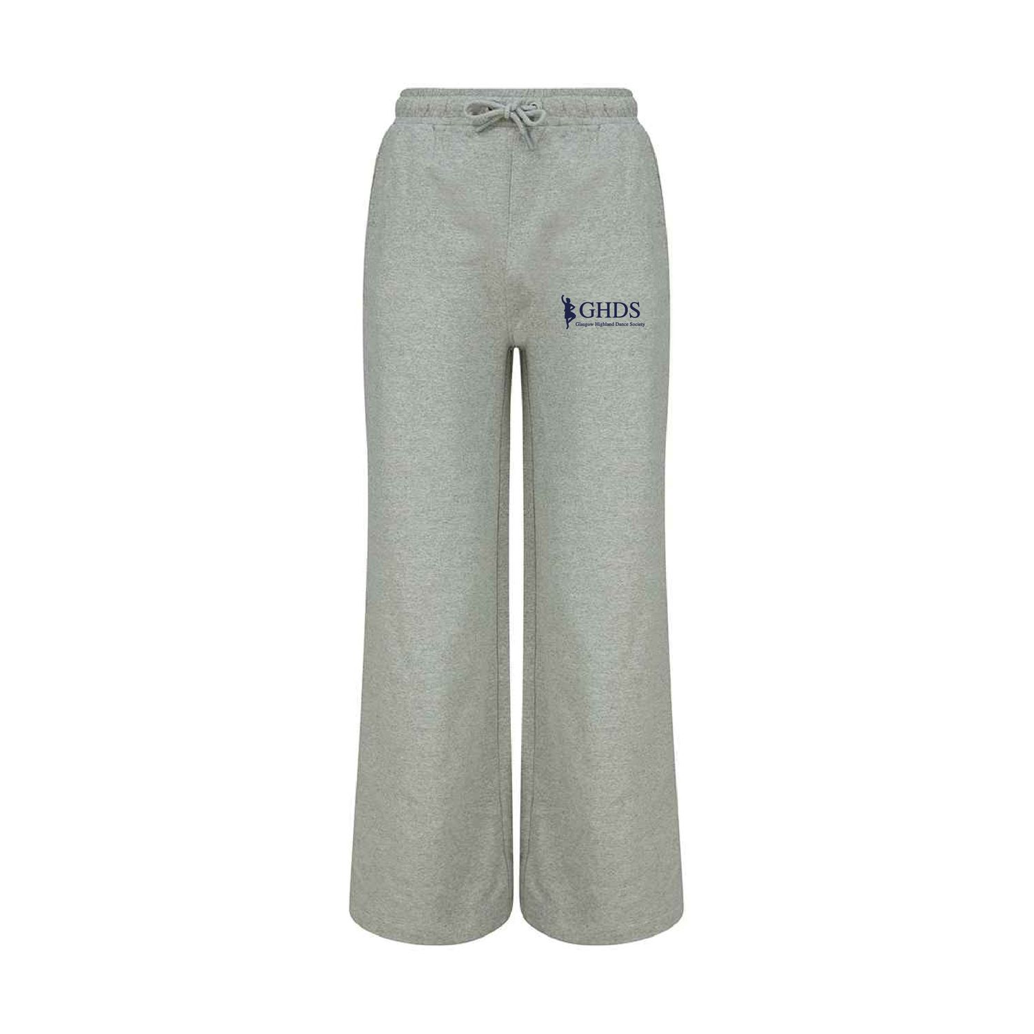 GHDS Ladies Sustainable Fashion Wide Leg Joggers - Thigh Print GHDS Ladies Sustainable Fashion Wide Leg Joggers - Thigh Print