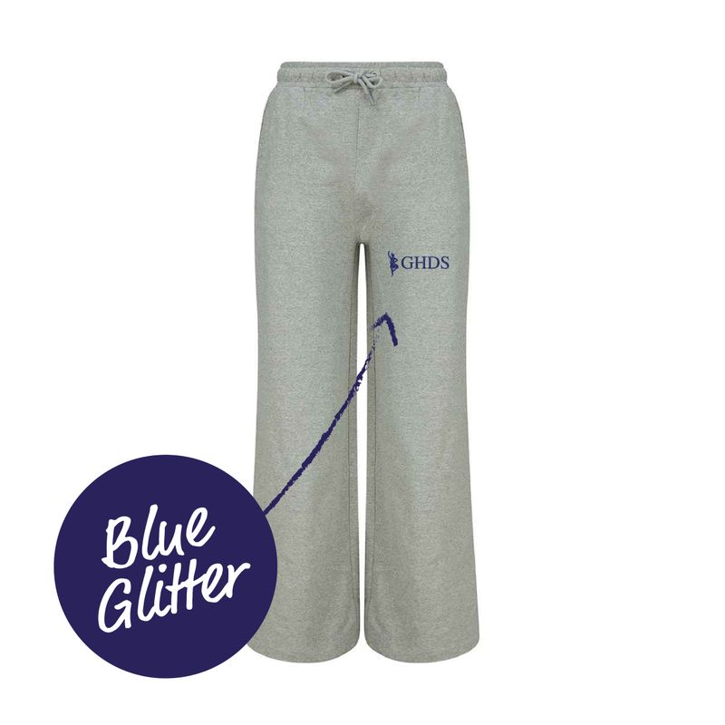 GHDS Ladies Sustainable Fashion Wide Leg Joggers - Thigh Print