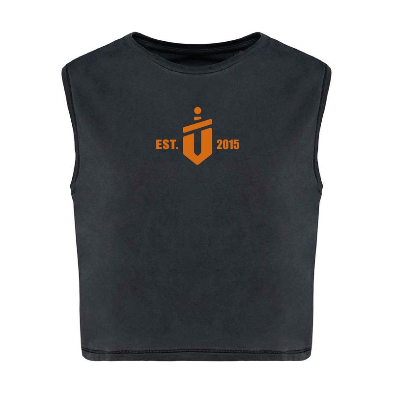Claymore CrossFit Ladies Cropped Tank Top