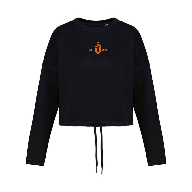 Claymore CrossFit Ladies Oversized Cropped Sweatshirt