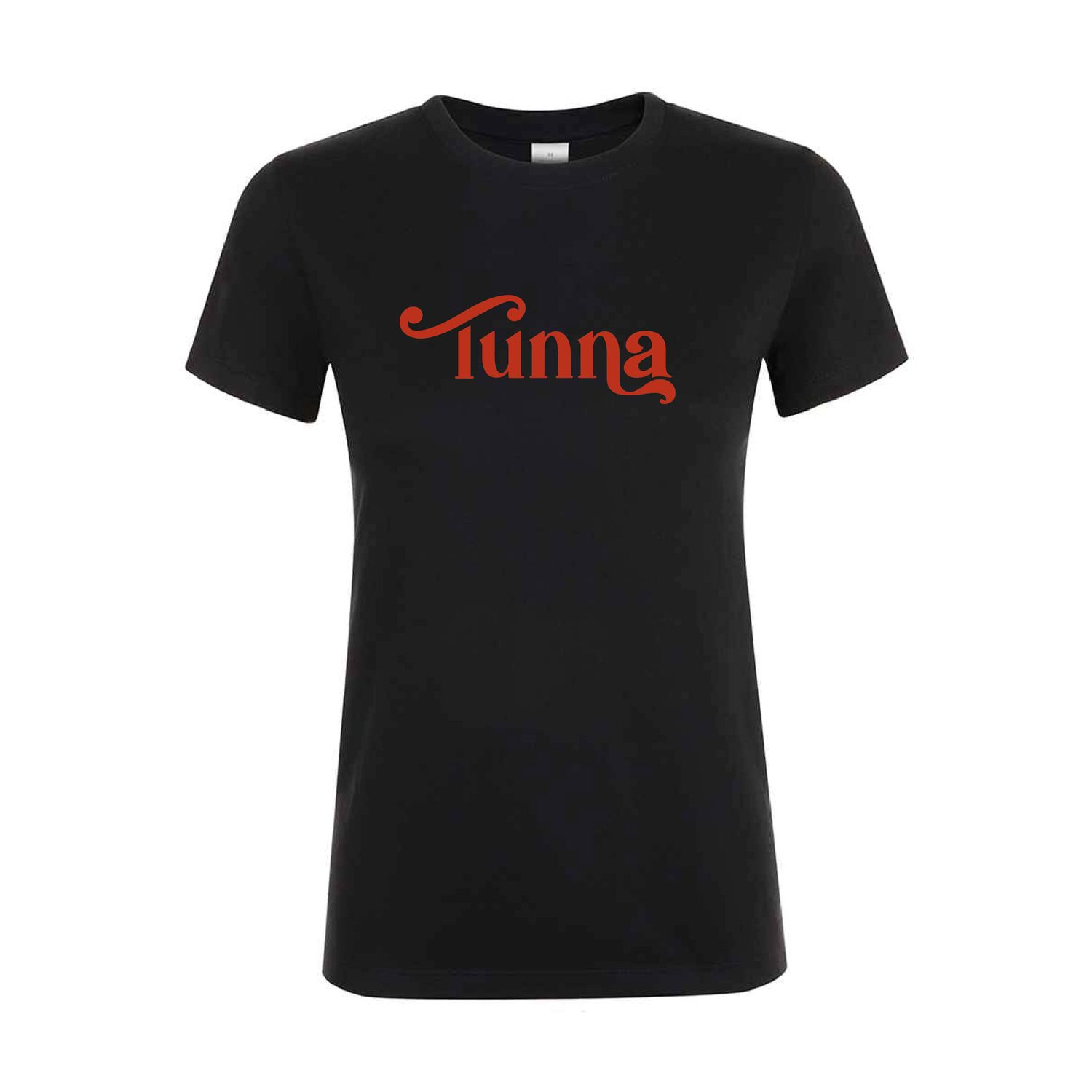 Tunna Ladies Fitted T-shirt – Black Tunna Ladies Fitted T-shirt – Black