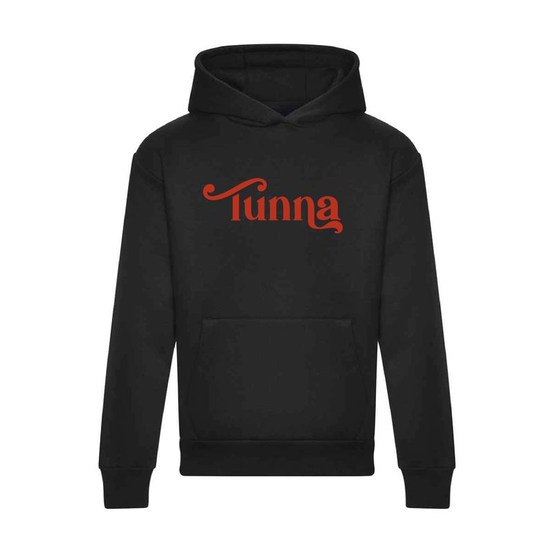 Tunna Unisex Heavyweight Hoodie – Black