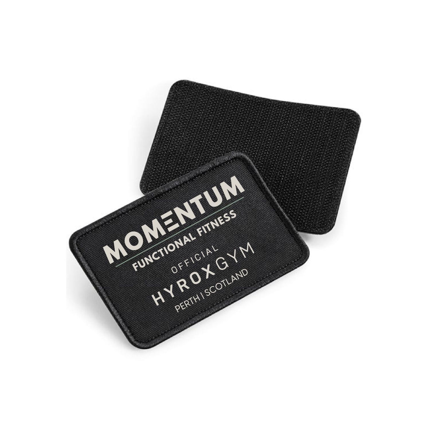 Momentum HYROX Black Velcro Patch
