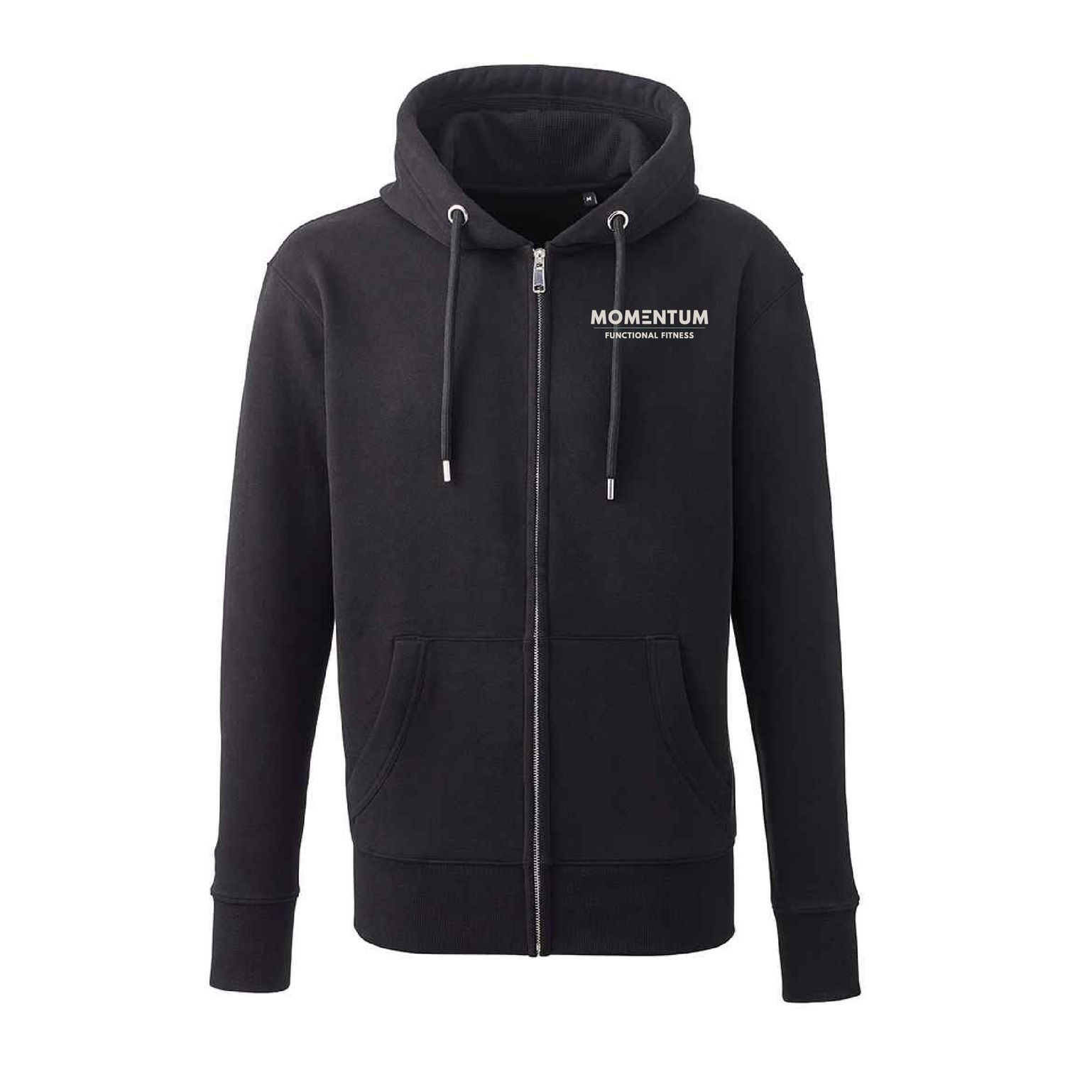 Momentum Fitness Organic Unisex Zip Up Hoodie Momentum Fitness Organic Unisex Zip Up Hoodie