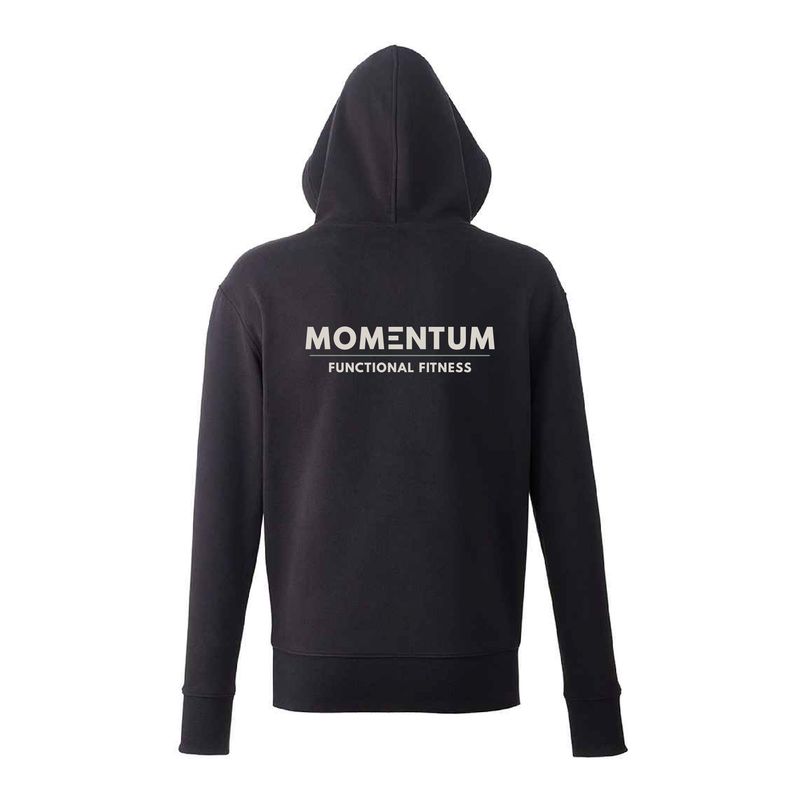 Momentum Fitness Organic Unisex Zip Up Hoodie