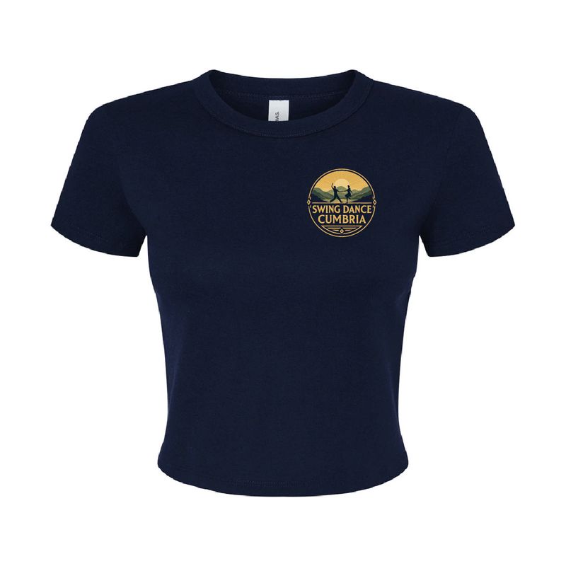 Swing Dance Cumbria - Ladies Micro Rib Baby T-Shirt