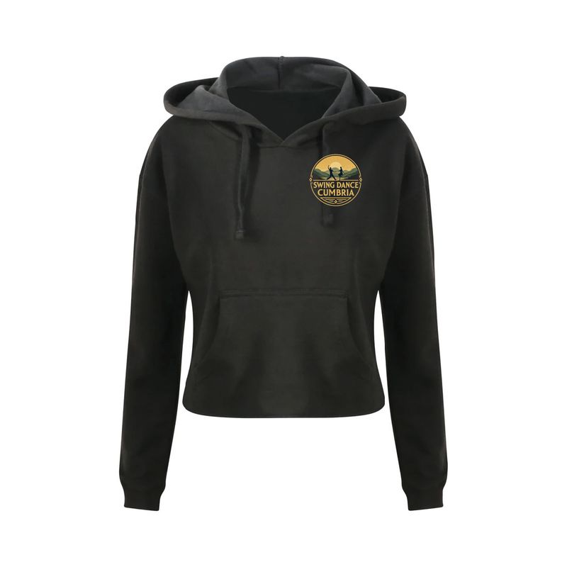 Swing Dance Cumbria - Ladies Cropped Hoodie