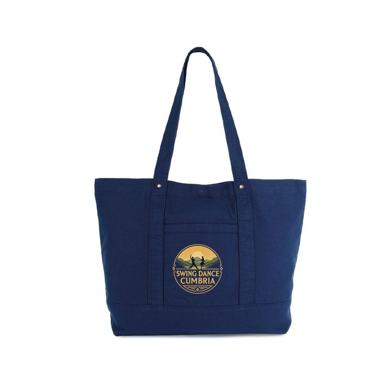 Swing Dance Cumbria - Washed Cotton Shopper Bag