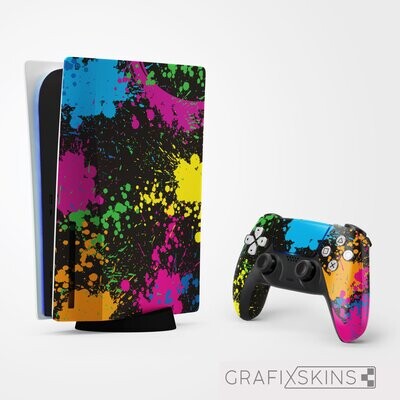 DISK PS5 Paint Spatter