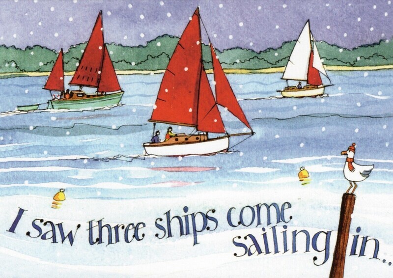 Nancy Blackett "Three Ships" Christmas Cards