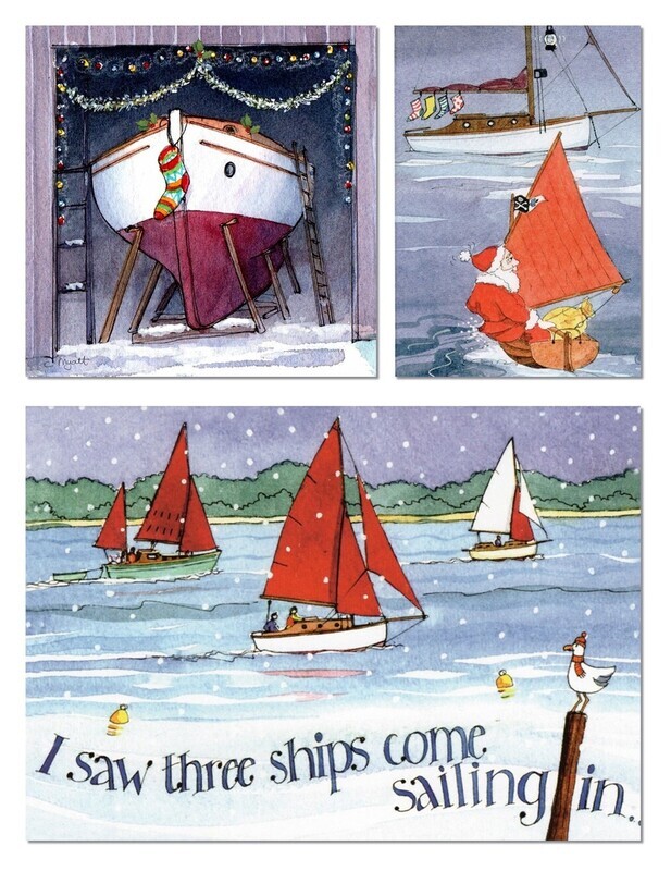 3 for £12 on Nancy Blackett Christmas Card Packs