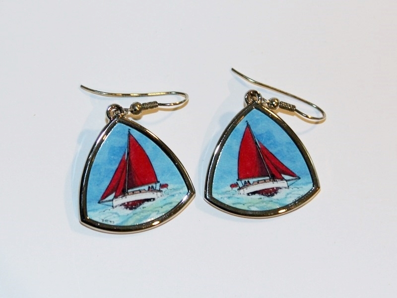 Nancy Blackett  Nancy Blackett "Blue Sky" Earrings