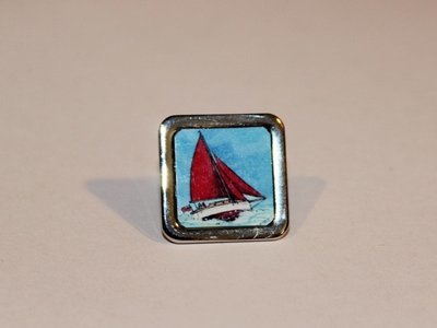 Nancy Blackett "Blue Sky" Lapel Badge