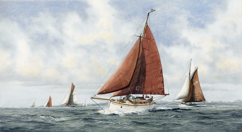 Nancy Blackett "Patrick Donovan" Fine Art Greetings Card