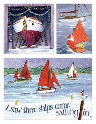 3 for £12 on Nancy Blackett Christmas Card Packs