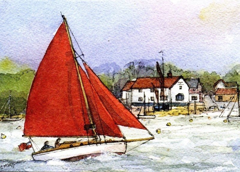 Nancy Blackett "Pin Mill" Greetings Cards