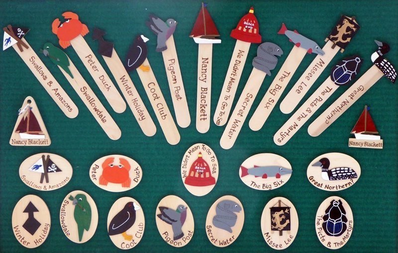 Scorch Wood Bookmarks and Magnets