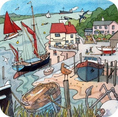 "Pin Mill" Coaster