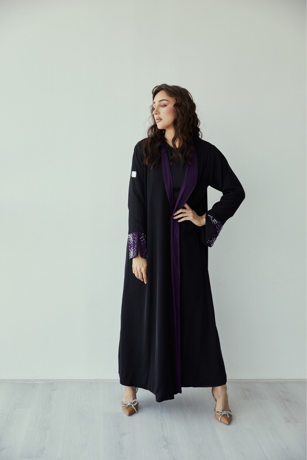 2 Color Purple Whit Black