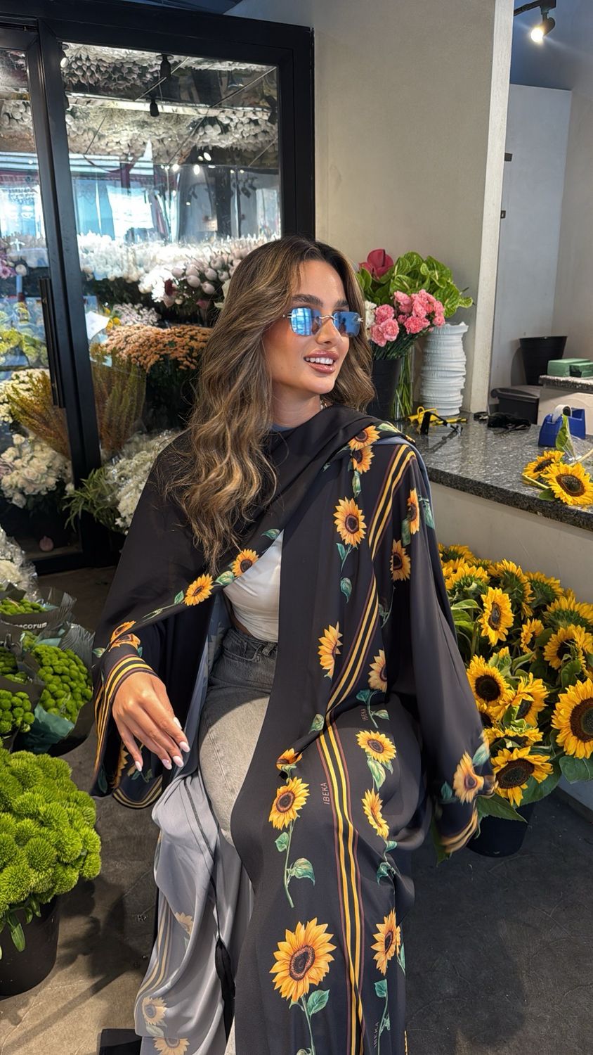 Sunflower Abaya