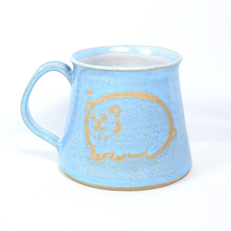 roumd bear mug