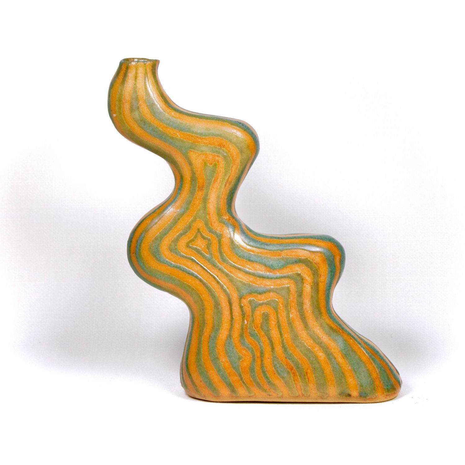 the chimney - psychedelic wavy vase