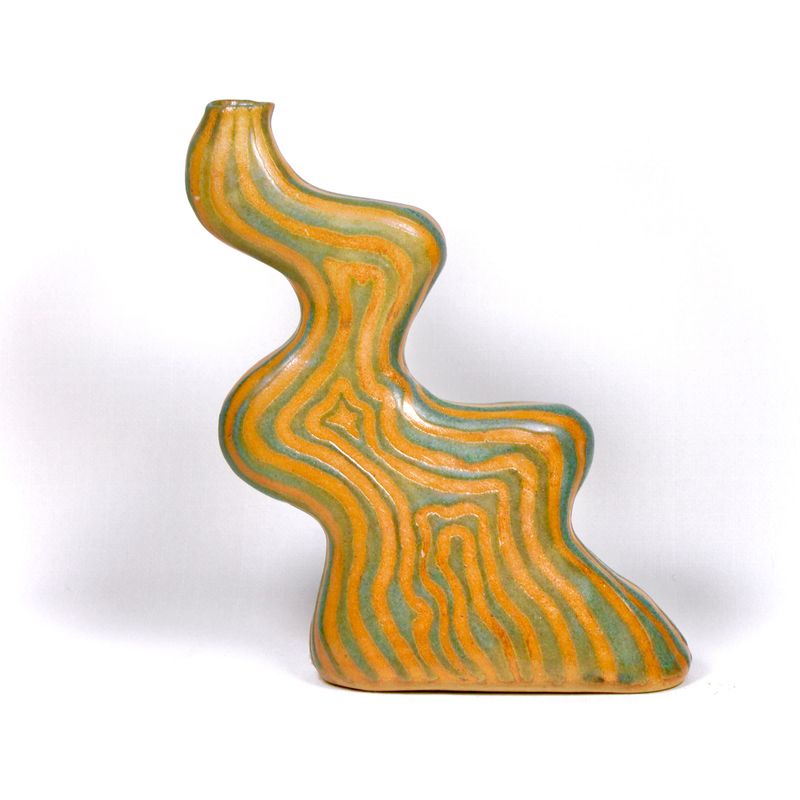 the chimney - psychedelic wavy vase