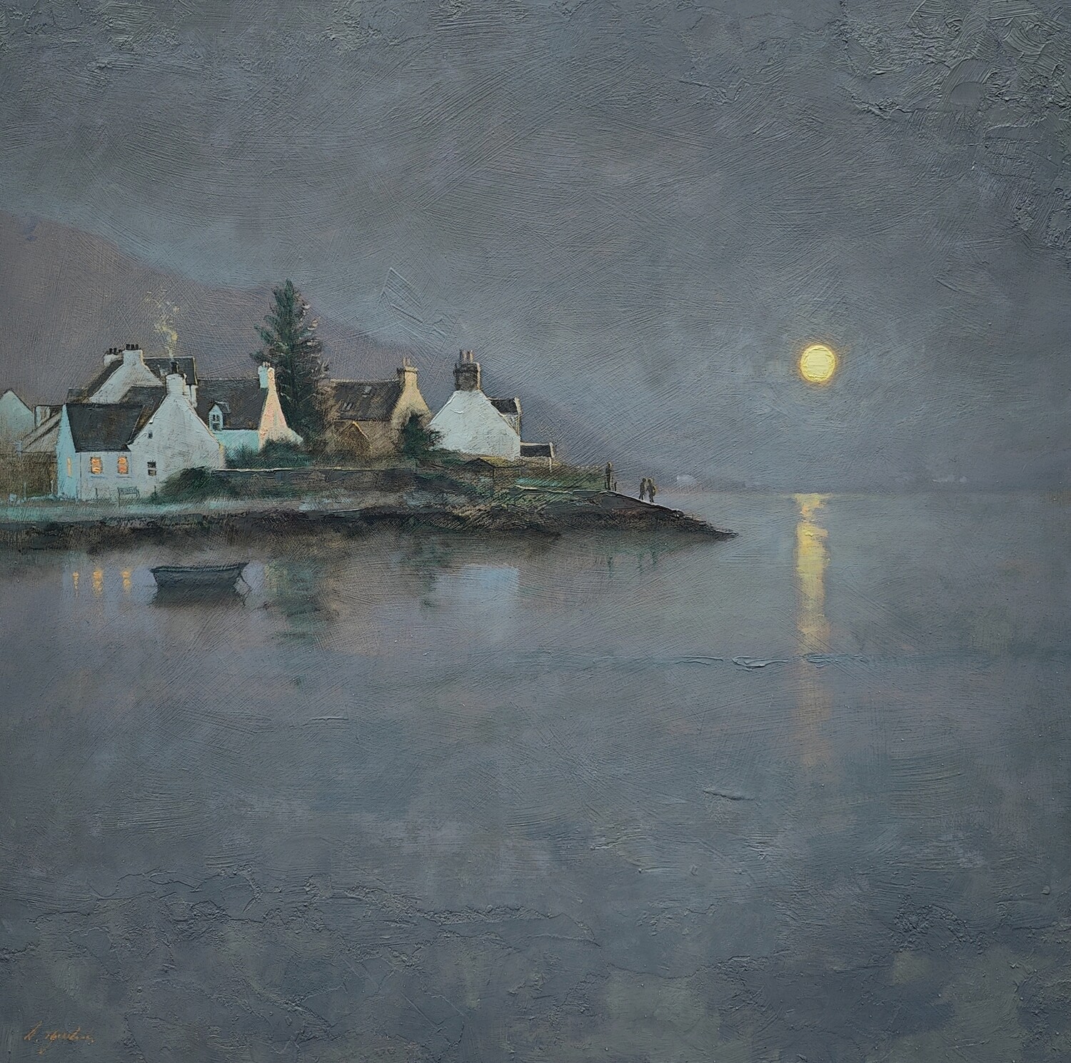&quot;Moonrise, Plockton&quot;