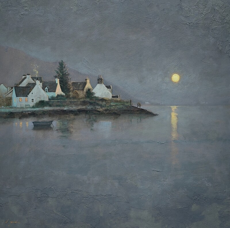 "Moonrise, Plockton"