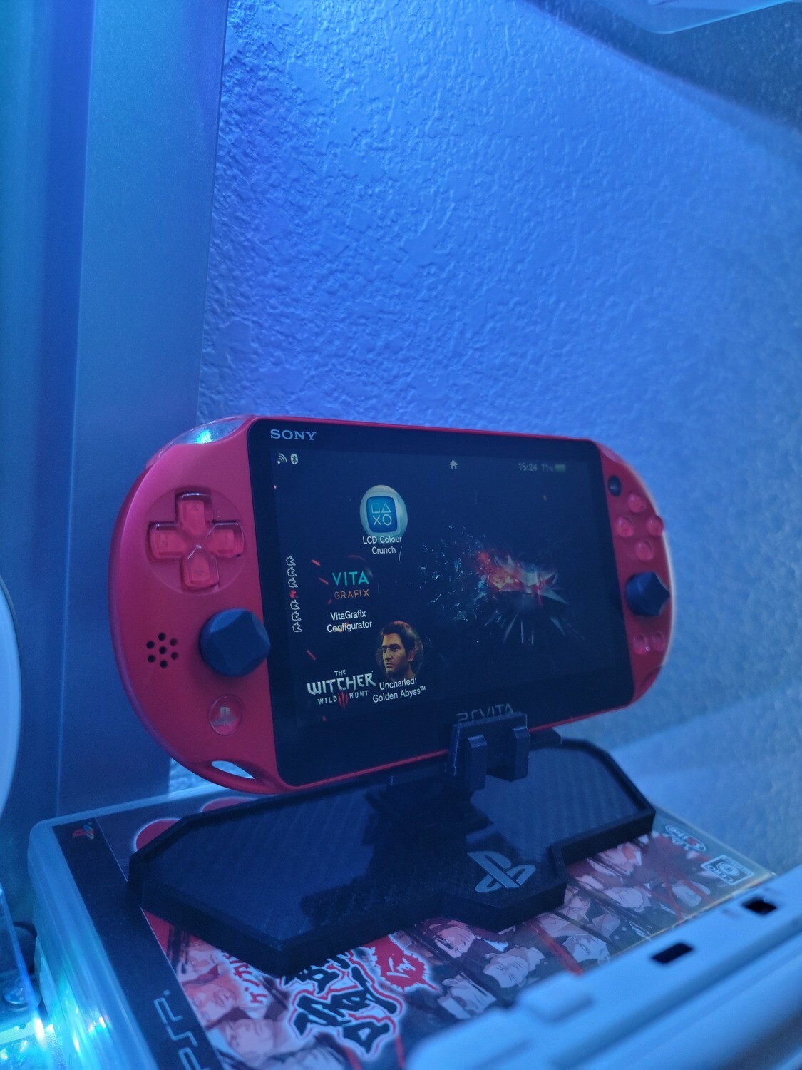 Metallic Red PS Vita 2000 (MODDED)